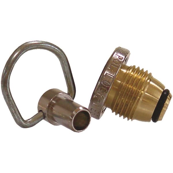 MEC ME1702B Brass Tee Block Manifold - Female POL X Male Hard Nose POL (1-1/8 Nut)